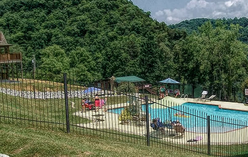 Twin Cove Resort Pool on Norris Lake